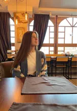 Cárdigan informal de manga larga con cuello en V para mujer, chaqueta de gran tamaño con botones, moda coreana, otoño e invierno, nuevo