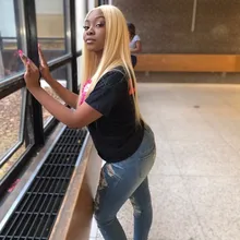 Monstar-mechones de pelo humano Remy liso peruano