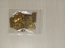 NAIERDI-Mini bisagras de mariposa para puerta, oro, plata, bronce gabinete, cajón, joyería, decoración, bisagra para muebles, 10 Uds.