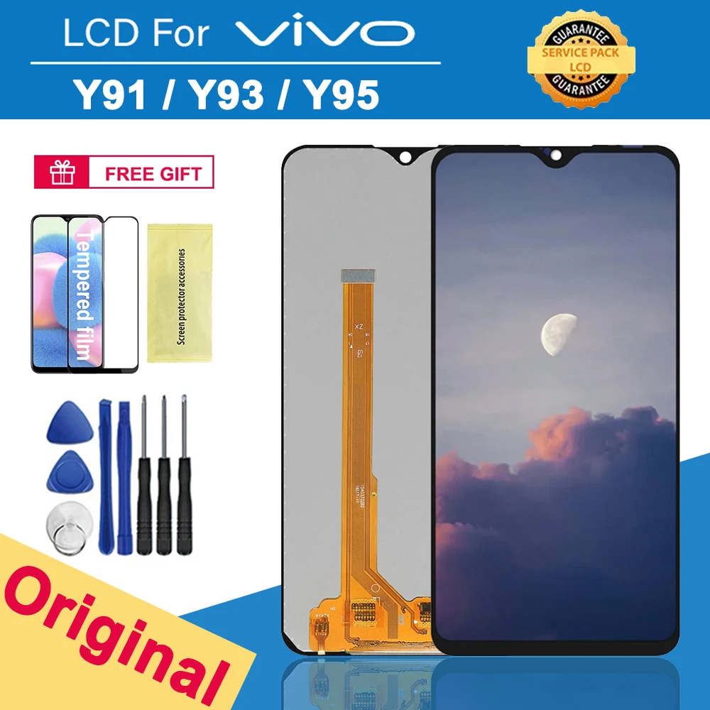 6 2 &quotОригинальный дисплей для Vivo Y91 Y91i Y91c / Y93 1815 ЖК-экран с сенсорным дигитайзером