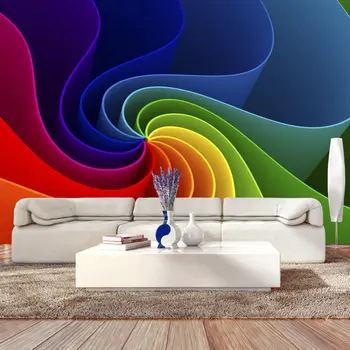 

Wall mural-Colorful Pinwheel - 350x245 cm