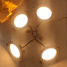 Led-Downlight Ceiling-Lamp Round Led Warm White 230V Recessed 9W Cold 240V 18W 12W 220V