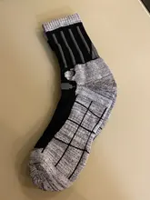 3 par/lote más gruesa de invierno térmico pesca calcetines de esquí de las mujeres de los hombres calcetines para correr y ciclismo deportes Thermosocks escalada senderismo Calcetines