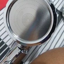 Shower-Head Adjustable Water-Pressure Rotating Degrees 360 with Stop-Button 3-Mode