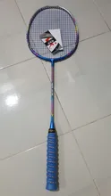 Raqueta de bádminton profesional de fibra de carbono ultraligera, 2020, 50g, 10U, superligera, con cuerda, para adultos