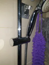 Rail-Bar-Holder Bracket-Replacement Bathroom-Accessories Slide Shower Adjustable Abs-Plastic