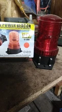 Bogrand-Luz LED ámbar de señalización de emergencia, baliza luminosa, 12-36V, estroboscópico de seguridad, intermitente, para autobús escolar