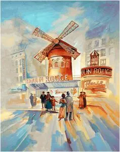 

Coupon tapestry "Boulevard mulin rouge" (50x70)