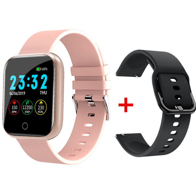 Watch for Women Men Fitness Tracker Square Smartwatch Electronics Sport Wrist Watch For Android IOS Reloj Inteligente