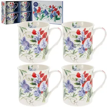 

Set of mugs scented peas 4 pcs 275 ml