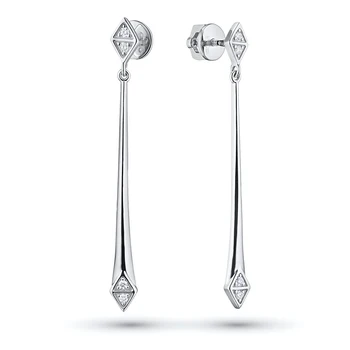 

Pusety of white gold with diamond e0901ps07178200