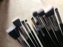 Powder Foundation Eyeshadow Makeup-Brushes-Set Goat Hair Blending Premium Professional