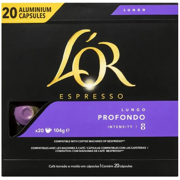 Кофе капсульный L’OR Espresso Lungo Profondo 20шт