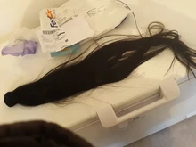 DJSbeauty-pelo indio recto sin procesar, pelo de visón ondulado 11A de Color Natural, virgen, chica joven