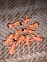 Mini juguetes de plástico para niños, de alta calidad, de 1 pulgada, 10/20/60 Uds.