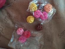 Rattan-Balls Cage-Accessories Parrot Toys Chew-Toys Bird Budgie Parakeet Interactive