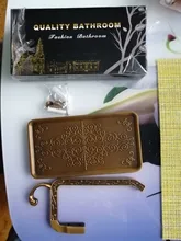 Toilet-Paper-Holder Shelf Towel-Rack Tissue-Box Bathroom Rozin with Zinc-Alloy