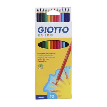 

Giotto Elios color pencil set, 12 pieces 12 colors