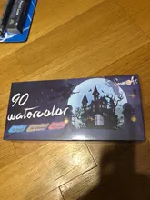 SeamiArt-Juego de acuarela con purpurina, 72/90 colores, suministros de pintura de arte