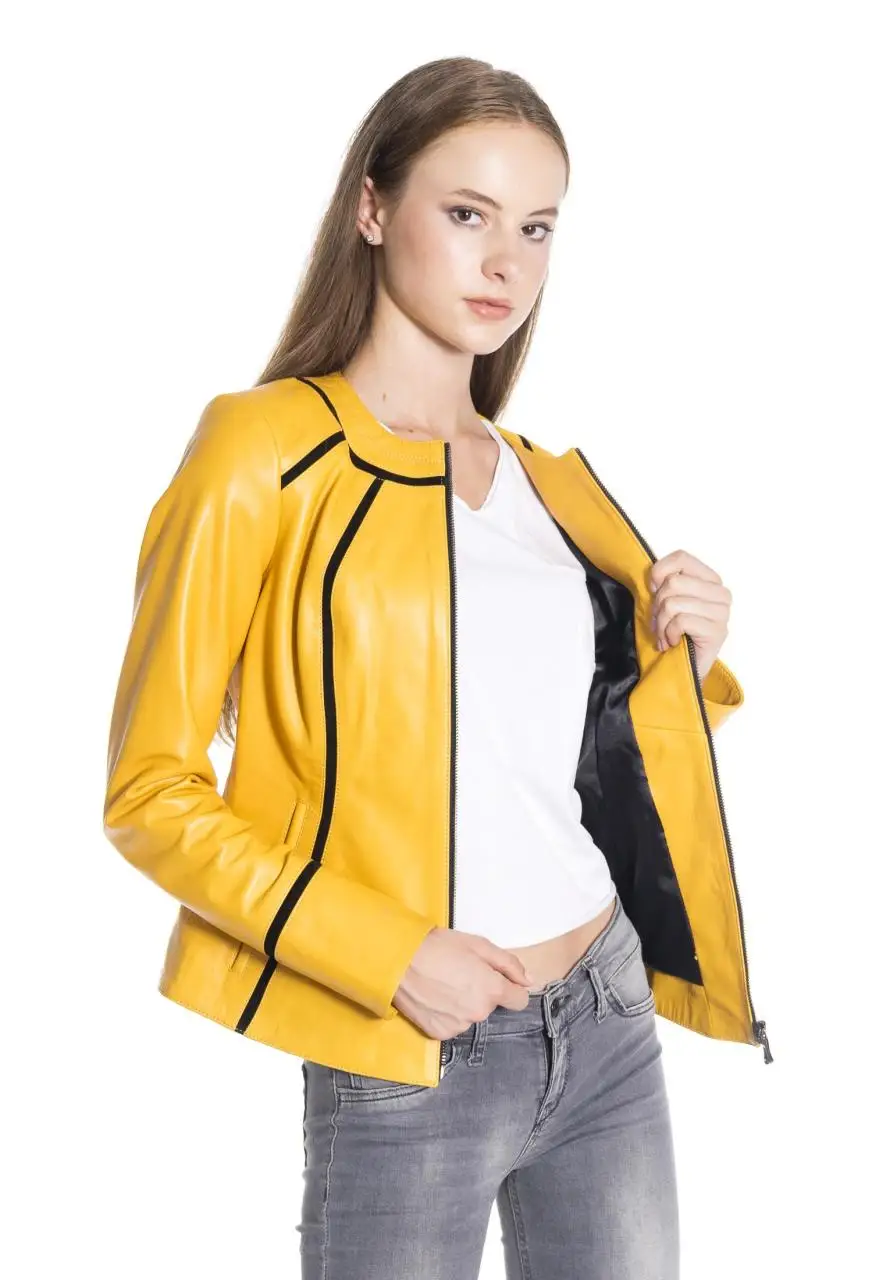 Рисунок 3 - Женская кожаная куртка из натуральной кожи