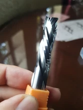 Fresadora de madera arriba y abajo corte 2 flautas espiral de herramienta de fresado CNC Router de compresión de fresa final para madera de corte Bits