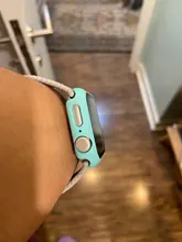 Protector de pantalla de cristal + cubierta para Apple Watch, 44mm, 40mm, 42mm, 38mm, accesorios de parachoques para Apple Watch series 5 4 3 SE 6