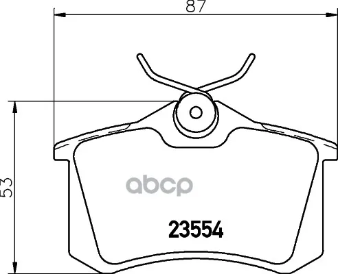 Колодки Тормозные Дисковые, Комплект Hella 8db355018111 HELLA арт. 8DB355018111