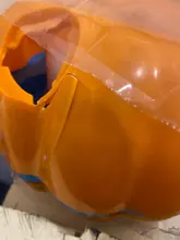 Bonita silla de bebé de dibujos animados orinal plegable para niño pequeño asiento de inodoro de plástico de entrenamiento calabaza