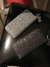 Cartera de almazuela de lentejuelas con purpurina para mujer, Cartera de monedero de cuero de PU larga para mujer y niña, regalos al por mayor, 2020