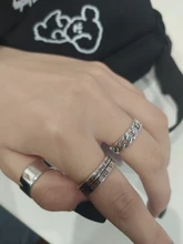 Anillos de dedo de cara sonriente para mujer y niña, sortijas de apertura ajustable de tejido de anillos, joyería con estilo, Punk, Hip Hop, 2021