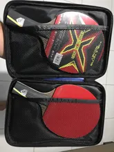 HUIESON 6 Star 2 uds nuevo y mejorado de carbono de conjunto de raqueta de tenis súper poderoso raqueta de Ping Pong bate para adultos Club de formación