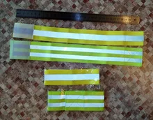 Bandas reflectantes elásticas para brazo, pierna y correas de tobillo, reflectantes de seguridad, cintas de correa para correr por la noche, caminar y ciclismo