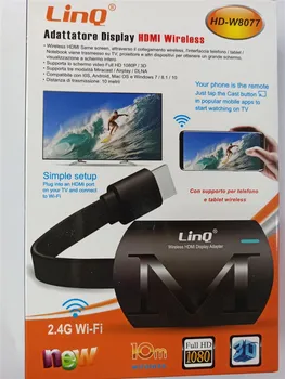 

HDMI DONGLE WIRELESSHD-W8077 DISPLAY LINQ TELEPHONE TABLET TV INTELLIGENT