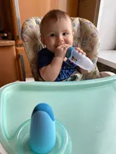 Disney-cuchara para pasta de arroz para bebé, botella de leche de silicona suave, suplemento de alimentos para bebés, artefacto para apretar, cuchara para arroz y fideos