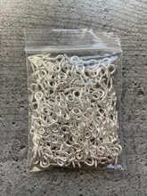 200 unids/lote pequeño Mini ojo Pins eyepin ganchos ojales tornillo roscado 8 colores cierres ganchos DIY joyería hacer accesorios