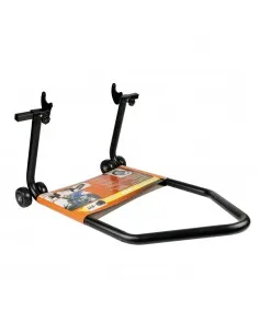 

Motorcycle rear easel with ratchet