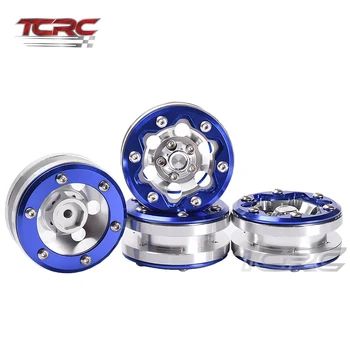 

TCRC Aluminum 6 Spoke Type Off-Road 1.9inch Wheel for 1/10 RC Scale Crawler SCX10II D90 CC01 F350 TF2