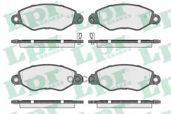 Колодки Тормозные Ford Transit 00-06 Передние Lpr 05p994 Lpr арт. 05P994