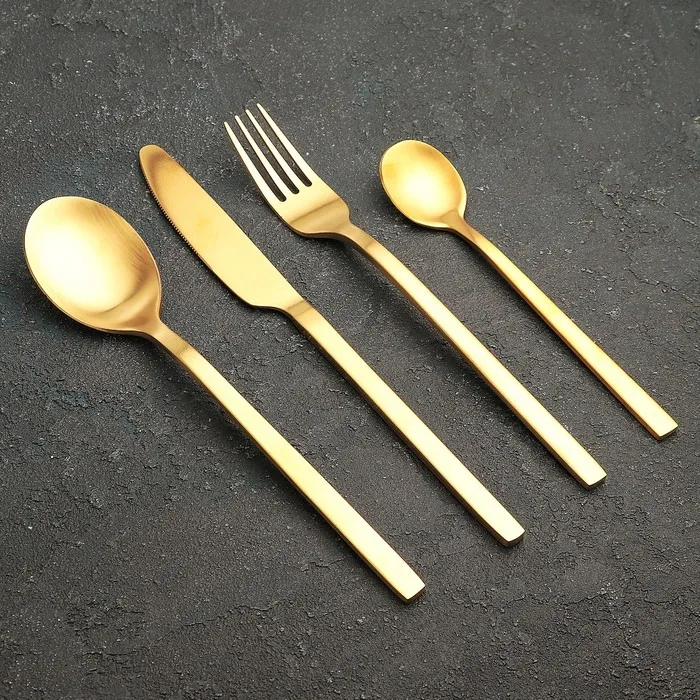 Столовые приборы magistro. Набор столовых приборов «блэк», 4 предмета, цвет золотой. Набор столовых приборов 4 предмета magistro. Magistro оску столовые приборы. Набор столовых приборов magistro.