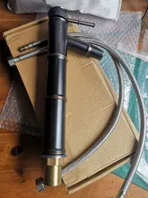 Basin Faucets Vessel Water-Tap Bathroom Sink Tall Brass Bamboo Black Retro Single-Hole