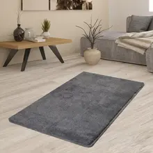 Коврики для гостиной-ковры для гостиной-Декор для комнаты-серый ковер-Декор для гостиной | Milan Smoked 70X120 Cm