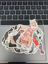 Pegatinas de Anime para maletas, portátiles, coches y camiones, juguetes de pegatinas impermeables, chica, Pinup, conejo, Waifu, 10/30/50 Uds., venta al por mayor