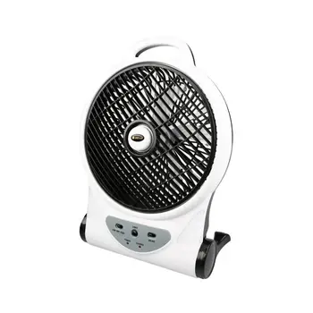 

Rechargeable portable fan 10 ''with light