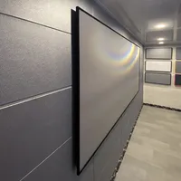F1HALR Black Diamond ALR-1.5 Ambient Light Rejecting Edge Frame Projection Screen for Standard Long Throw Projector - Image 3