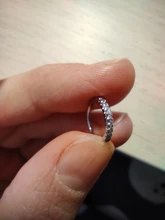 ModaOne-pendientes sencillos de circonio para mujer, aretes de Plata de Ley 925, joyería para la oreja