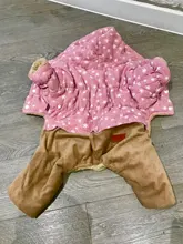 Overalls Fleece Dogs Winter for Star Corduroy Teddy XS M XL