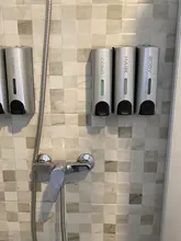 Soap-Dispenser Container Bathroom-Accessories Liquid-Soap Shower Wall-Mount 350ml Double/triple