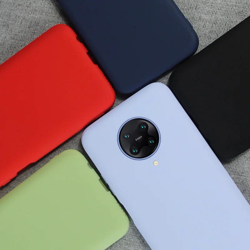 Чехол для XIAOMI POCO F2 PRO мягкий силиконовый гель ударопрочный чехол из ТПУ защитный