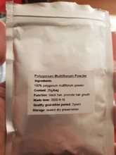 ¡Nuevo! Suero para la pérdida del cabello, productos para el cuidado nutritivo en polvo para el crecimiento del cabello, 25g de Polygonum Multiflorum, color blanco y negro