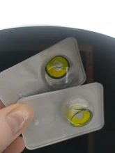 2 unids/par-lentillas de colores para disfraz de Halloween, lentes de contacto para ojos de Anime, colores para Cosplay, Rojo